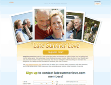 Tablet Screenshot of latesummerlove.com